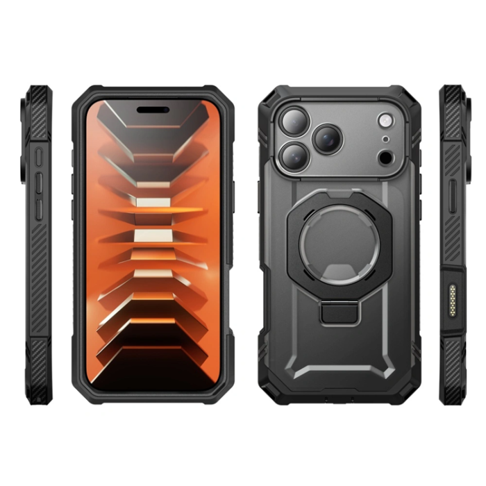 SupCase - SupCase Mobilskal för iPhone 18 Pro Max/17 Pro Max Magsafe Grip Pro - Svart
