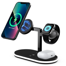 OEM - 3in1 MagSafe Trådlös Laddare iPhone, Apple Watch, Airpods