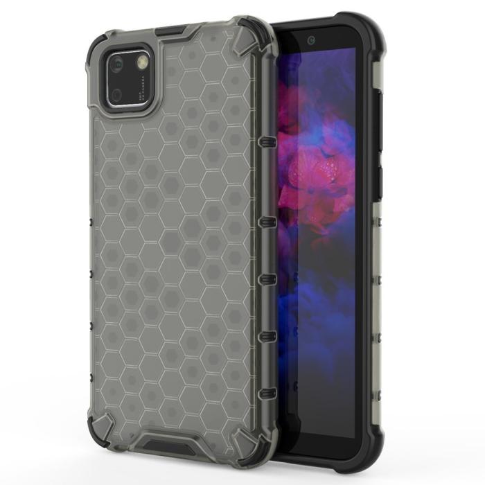 UTGATT5 - Honeycomb Armor Skal till Huawei Y5p - Svart