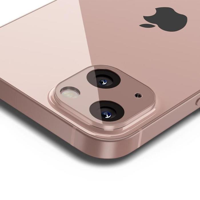 UTGATT1 - Spigen Optik.Tr 2-Pack Kameraskydd iPhone 13 Mini / 13 - Rosa