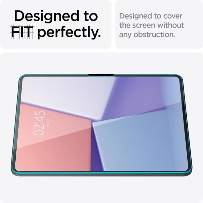 Spigen - Spigen iPad Pro 13 (2024) Härdat Glas Skärmskydd GLAS.TR 