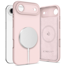 Tech-Protect - Tech-Protect iPhone 17 Air Mobilskal Magsafe Silikon - Pearl Rosa
