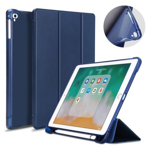 iPad 9.7 (2017/2018/Air/Air2) Fodral Tri-fold - Blå | 2353 | AlltMobil