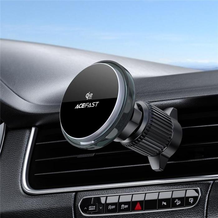 Acefast - ACEFAST Qi2 Bilhållare med 25W Trådlös Laddning Magnetiska D61 - Tarnish