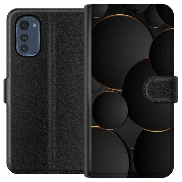 iSecrets - Plånboksfodral till Motorola Moto E32s med Lyxig Cirklar