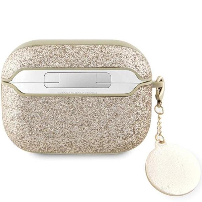 Guess - Guess AirPods Pro 2 Skal Fixed Glitter Heart Diamond Charm