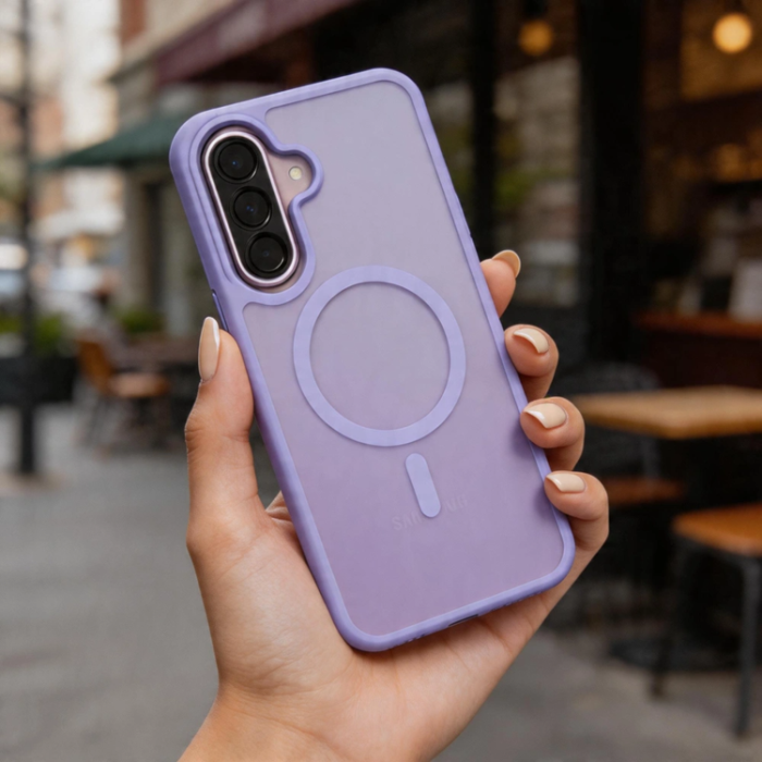 Tech-Protect - Tech-Protect Mobilskal För Galaxy A37 5G Magsafe Magmat - Matte Lila