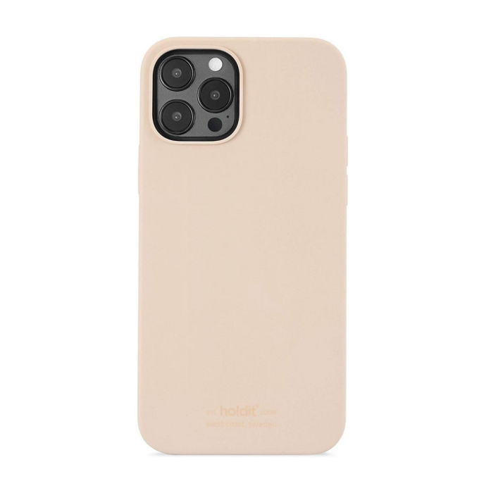 UTGATT5 - Holdit Silikon Skal iPhone 12 & 12 Pro - Beige