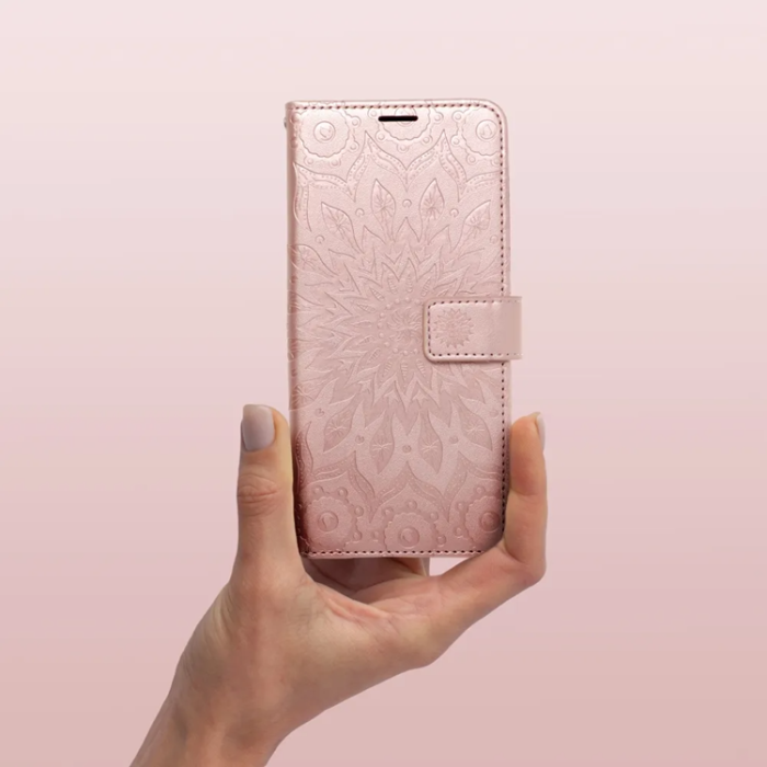 OEM - Galaxy S25 Ultra Plånboksfodral Mezzo - Guld Rosa