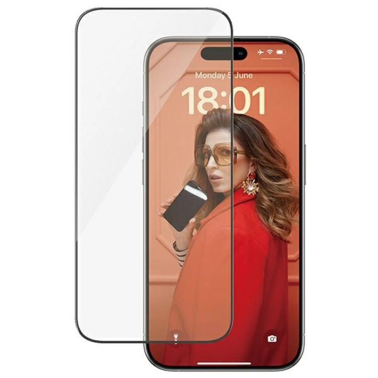 PanzerGlass iPhone 15 Pro Härdat Glas Skärmskydd Ultra-Wide Fit - Clear | 5468 | AlltMobil