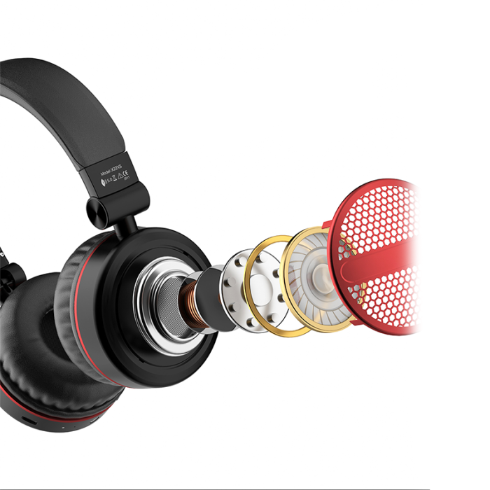 UTGATT5 - Dudao On-Ear Bluetooth 5.0 Trådlös Hörlurar - Röd