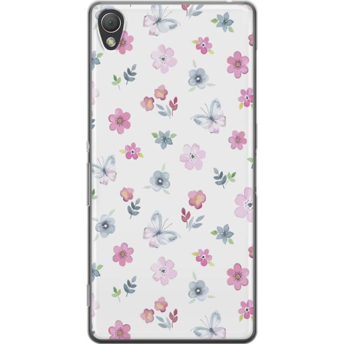 iSecrets - Mobilskal till Sony Xperia Z3 med Blommor och fjärillar