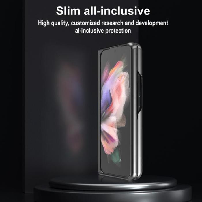 LC.imeeke - LC.IMEEKE Galaxy Z Fold 4 Skal Carbon Fiber - Svart