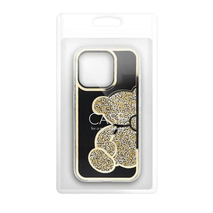 OEM - iPhone 7/8/SE (2020/2022) Mobilskal Teddy Bear - Guld