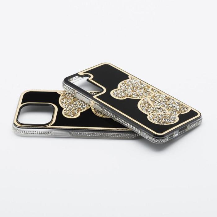 OEM - iPhone 7/8/SE (2020/2022) Mobilskal Teddy Bear - Guld