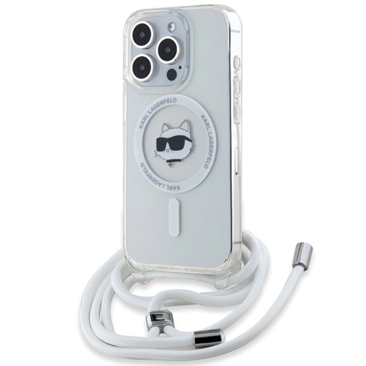 Karl Lagerfeld iPhone 15 Pro Mobilskal Magsafe IML Choupette Head&Cord | 2353 | AlltMobil