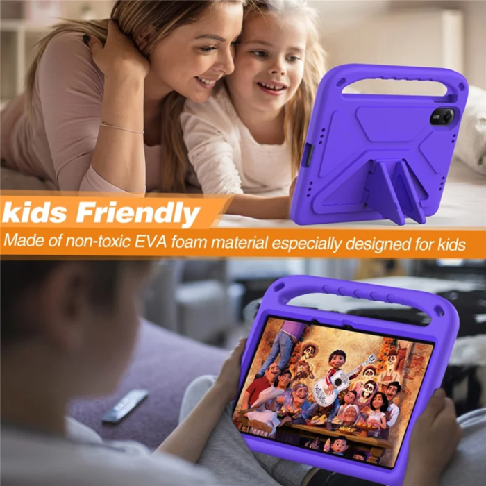 A-One Brand - Xiaomi Redmi Pad 2 Skal EVA Handgrepp Kickstand - Lila