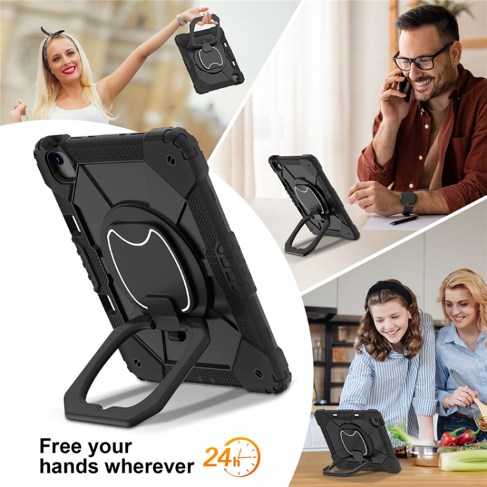A-One Brand - iPad Air 13(2025/2024) Skal Kickstand - Svart/Svart