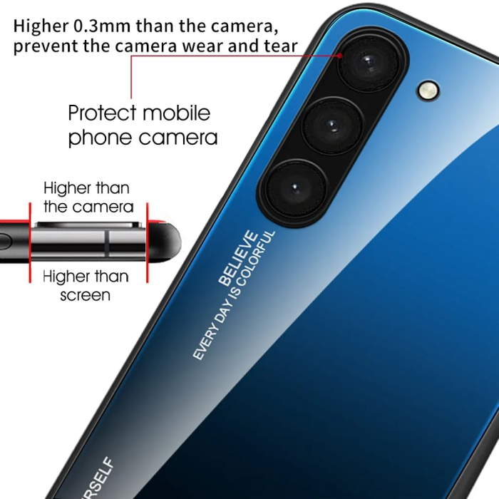 Taltech - Galaxy S23 Mobilskal Strålglans - Blå