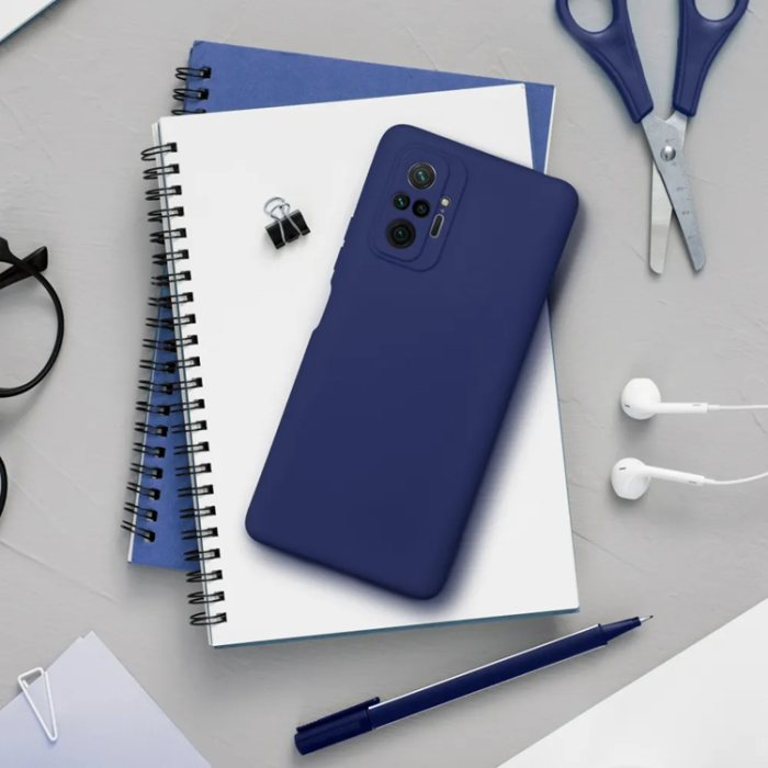 OEM - Xiaomi Redmi Note 14 Pro 4G Mobilskal Soft - Mörkblå