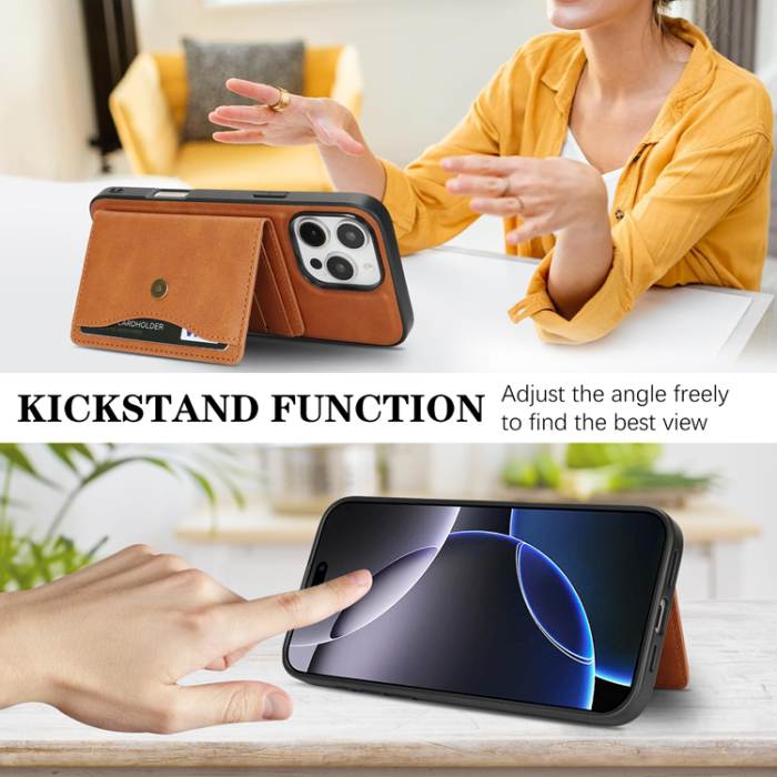 A-One Brand - Mobilskal till iPhone 16 Pro Max MagSafe Detachable Korthållare