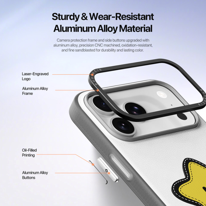 Dux Ducis - DUX DUCIS iPhone 17 Pro Max Mobilskal Fingerring/Rem Luvy Series