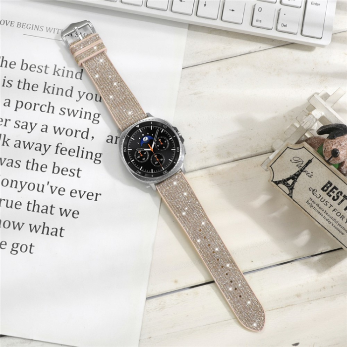 A-One Brand - Galaxy Watch 8 (44/40 mm)/8 Classic (46mm) Armband Glitter Decor