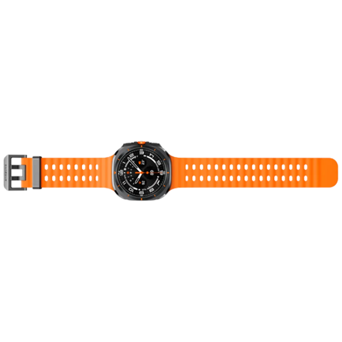 Samsung - Galaxy Watch Ultra Titanium Grå (Orange Rubber Strap)
