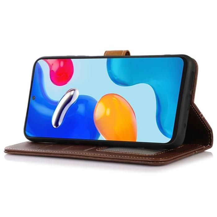 A-One Brand - OnePlus Nord 2T 5G Plånboksfodral Dual Magnetic - Brun