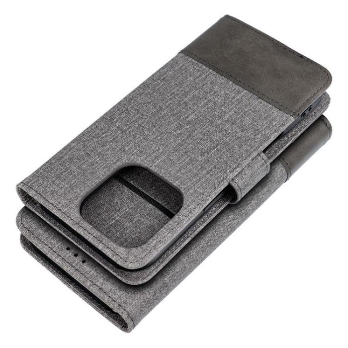 A-One Brand - iPhone 17 Pro Plånboksfodral Gomma - Grå