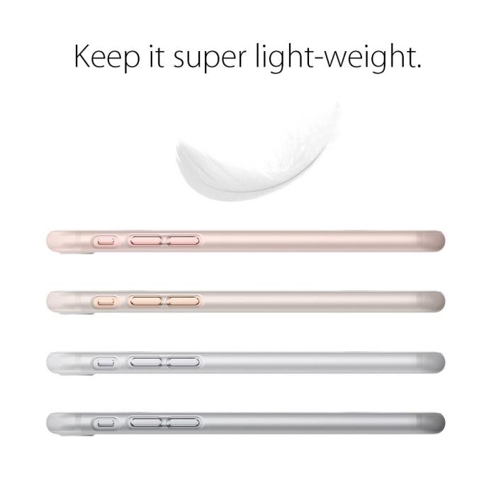 UTGATT5 - SPIGEN Air Skin 0.4mm Thick Skal till iPhone 8/7 - Clear