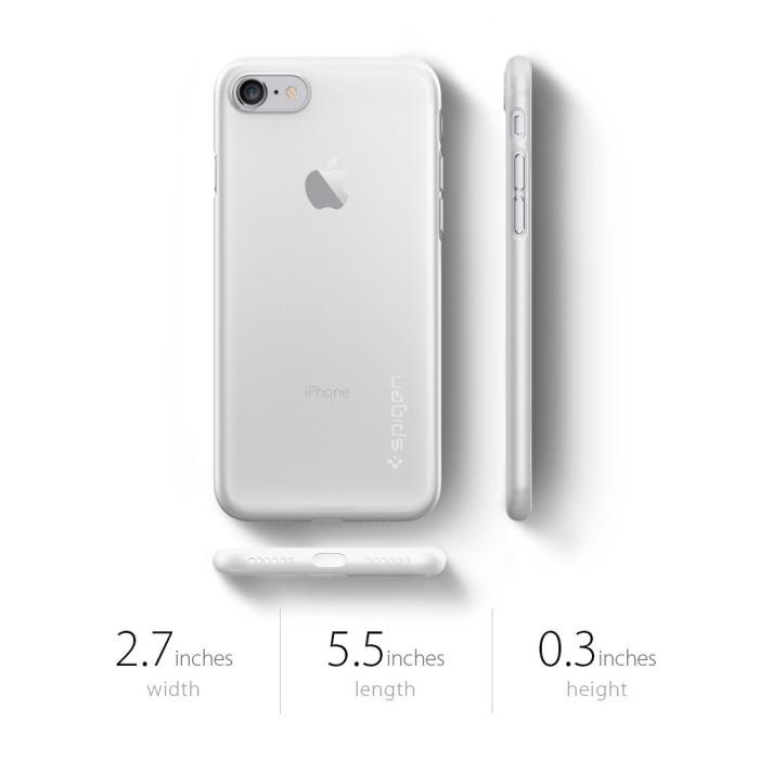 UTGATT5 - SPIGEN Air Skin 0.4mm Thick Skal till iPhone 8/7 - Clear
