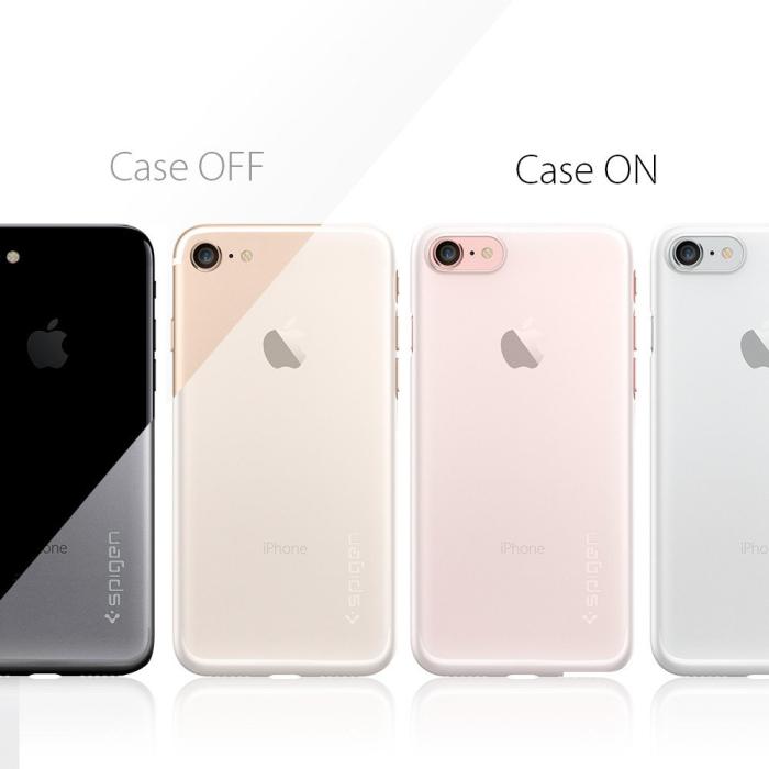 UTGATT5 - SPIGEN Air Skin 0.4mm Thick Skal till iPhone 8/7 - Clear