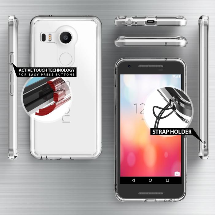 UTGATT5 - Ringke Fusion Skal till LG Nexus 5X - Crystal View