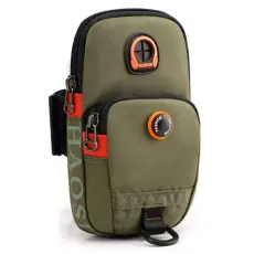 HAOSHUAI - HAOSHUAI Universalt Sportarmband - Armygr&ouml;n