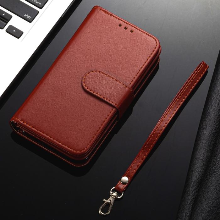 OEM - Leather Fodral Till Samsung Galaxy Note 20 Ultra - Brun