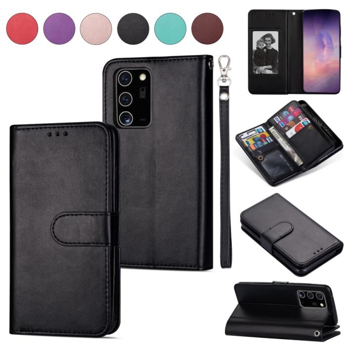 OEM - Leather Fodral Till Samsung Galaxy Note 20 Ultra - Svart
