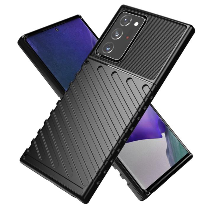 OEM - Thunder Twill Skal till Samsung Galaxy Note 20 Ultra - Svart