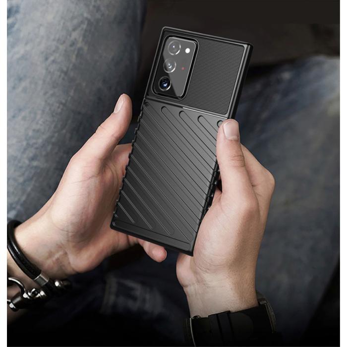 OEM - Thunder Twill Skal till Samsung Galaxy Note 20 Ultra - Svart