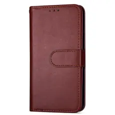 OEM - Leather Fodral Till Note 20 Ultra - Brun