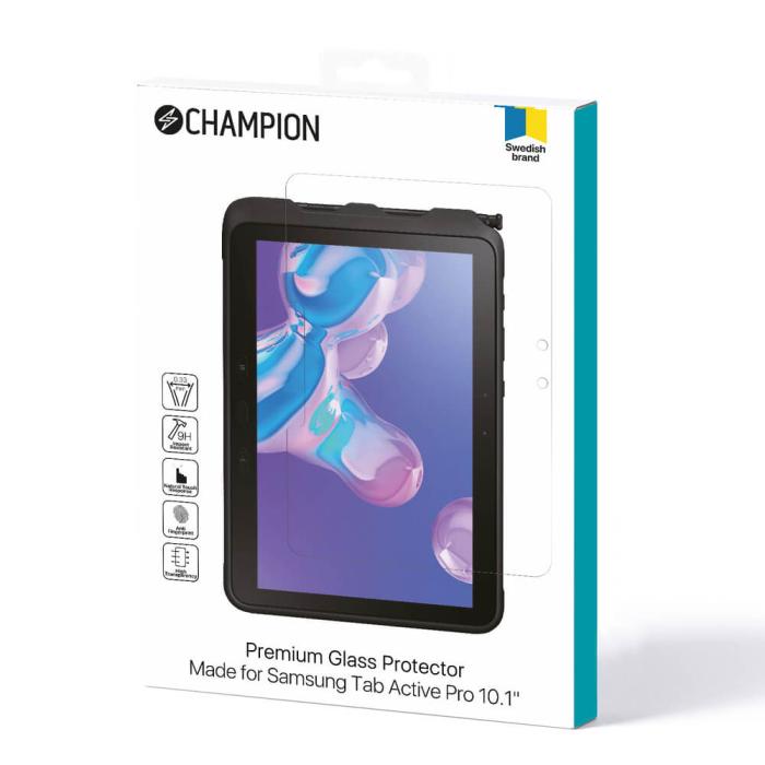 Champion - Champion Härdat Glas Skärmskydd Samsung Tab Active Pro (10.1