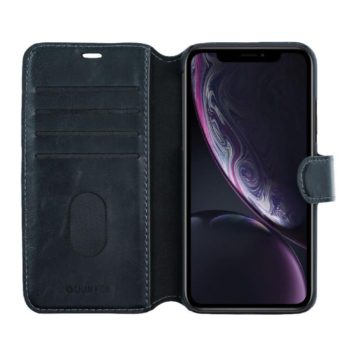UTGATT5 - Champion Slim Wallet Case iPhone XR Svart
