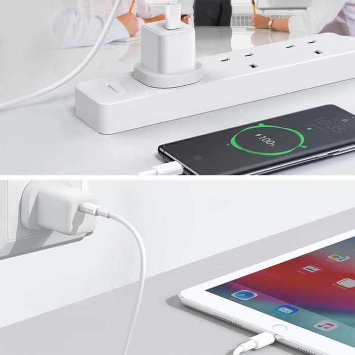 UTGATT5 - Joyroom UK Power Väggladdare Typ-C 30W - Vit