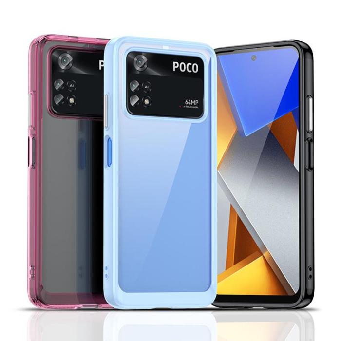 UTGATT1 - Xiaomi Poco M4 Pro Skal Outer Space Flexible - Röd