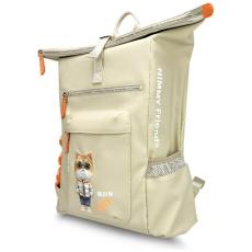 NIMMY - Nimmy Dator Ryggsäck 14" Cool&Cute 2.0 Cat - Khaki