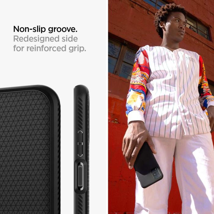 UTGATT5 - SPIGEN Liquid Air Huawei P40 Lite Matte Black
