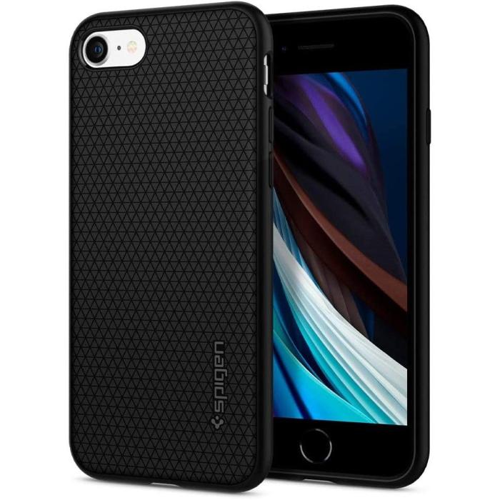 Spigen - Spigen Liquid Air Skal iPhone 7/8/SE (2020/2022) - Svart