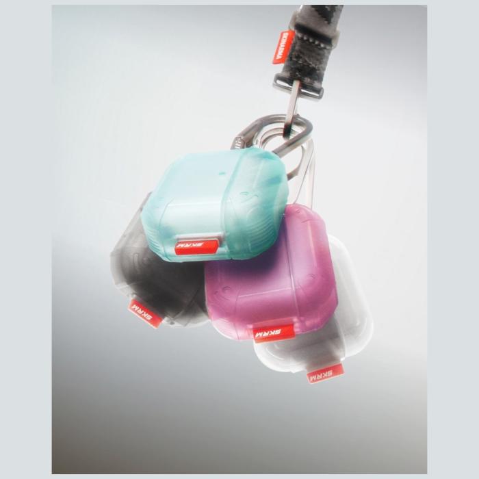 Skinarma - Skinarma AirPods 4 Skal Mecha CE - Frost