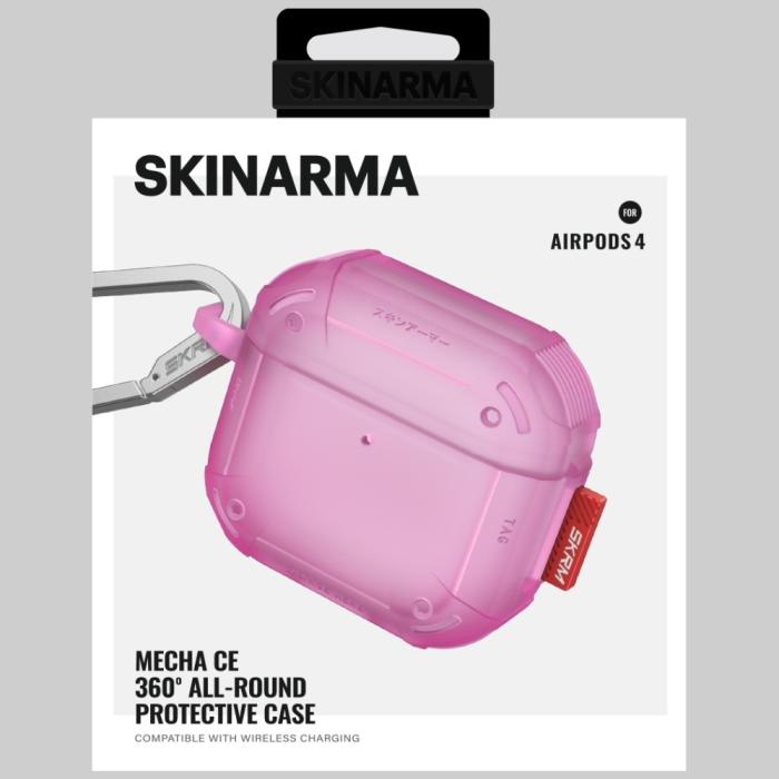 Skinarma - Skinarma AirPods 4 Skal Mecha CE - Fuchsia