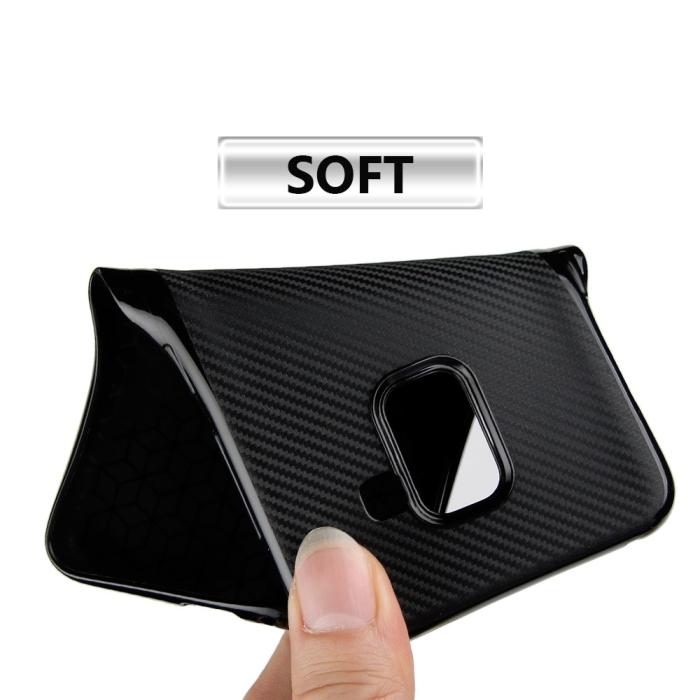 UTGATT4 - Kolfiber design skal till Samsung Galaxy A8 2018 - Svart